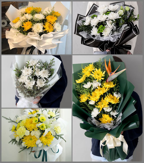 湖南岳阳汨罗市汨罗镇雁塘村白事花束代送